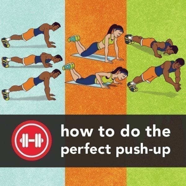 how to do the perfect push up