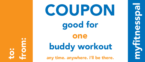 myfitnesspal workout buddy coupon