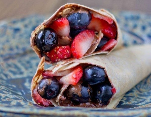 Fresh Berry Nutella Crepes