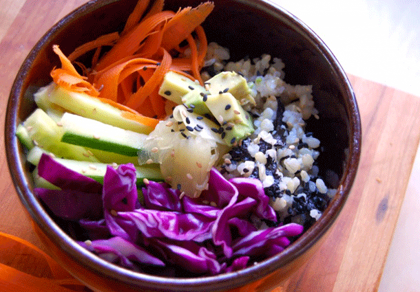 Veggie Sushi Bowls