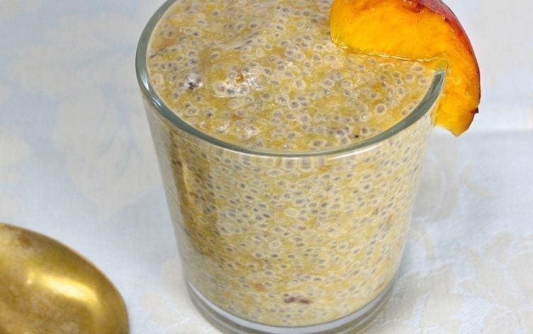 4 Healthy Reasons to Eat Chia Seeds (Plus, Peaches ‘N Cream Chia Seed Pudding Recipe)