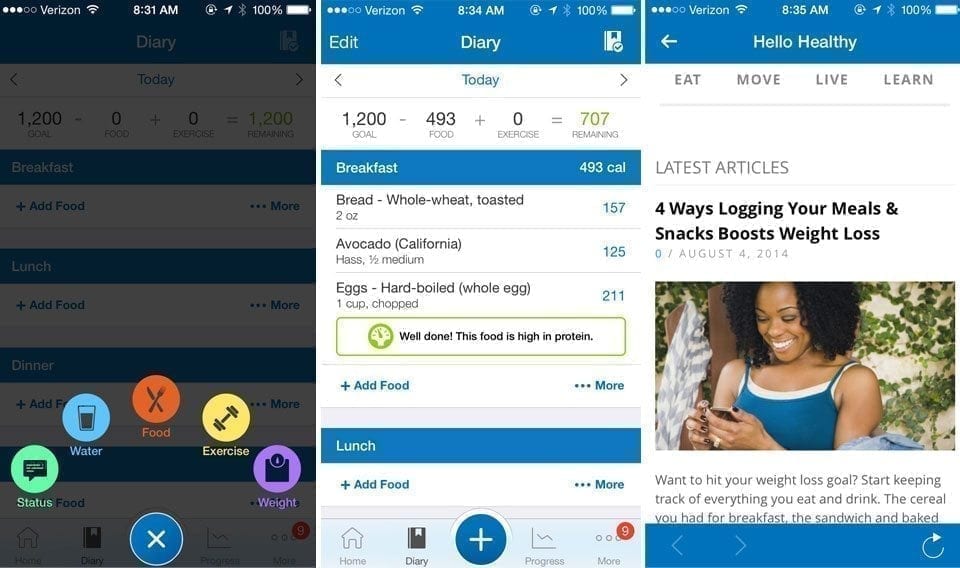 myfitnesspal iOS Update New Features