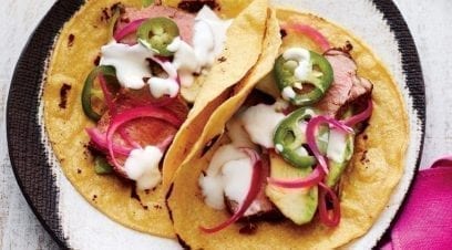 Roasted Pork Tenderloin Tacos