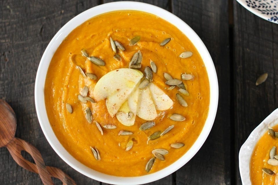 Creamy Butternut Squash and Apple Soup