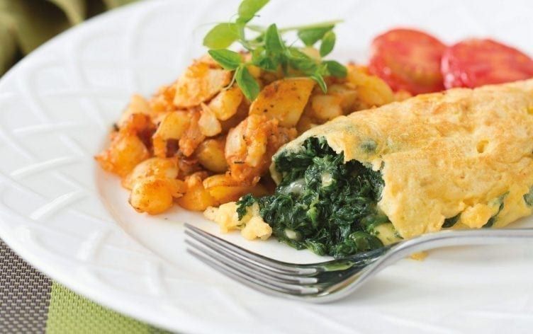 Spinach and Cheese Omelet