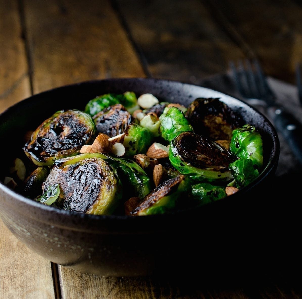 Pan Seared Brussels Sprouts