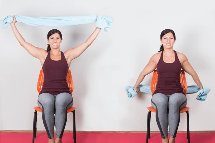 Yoga Arm Stretch Towel