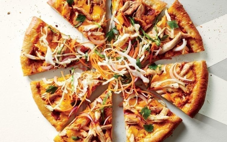 BBQ Pizza with Slaw