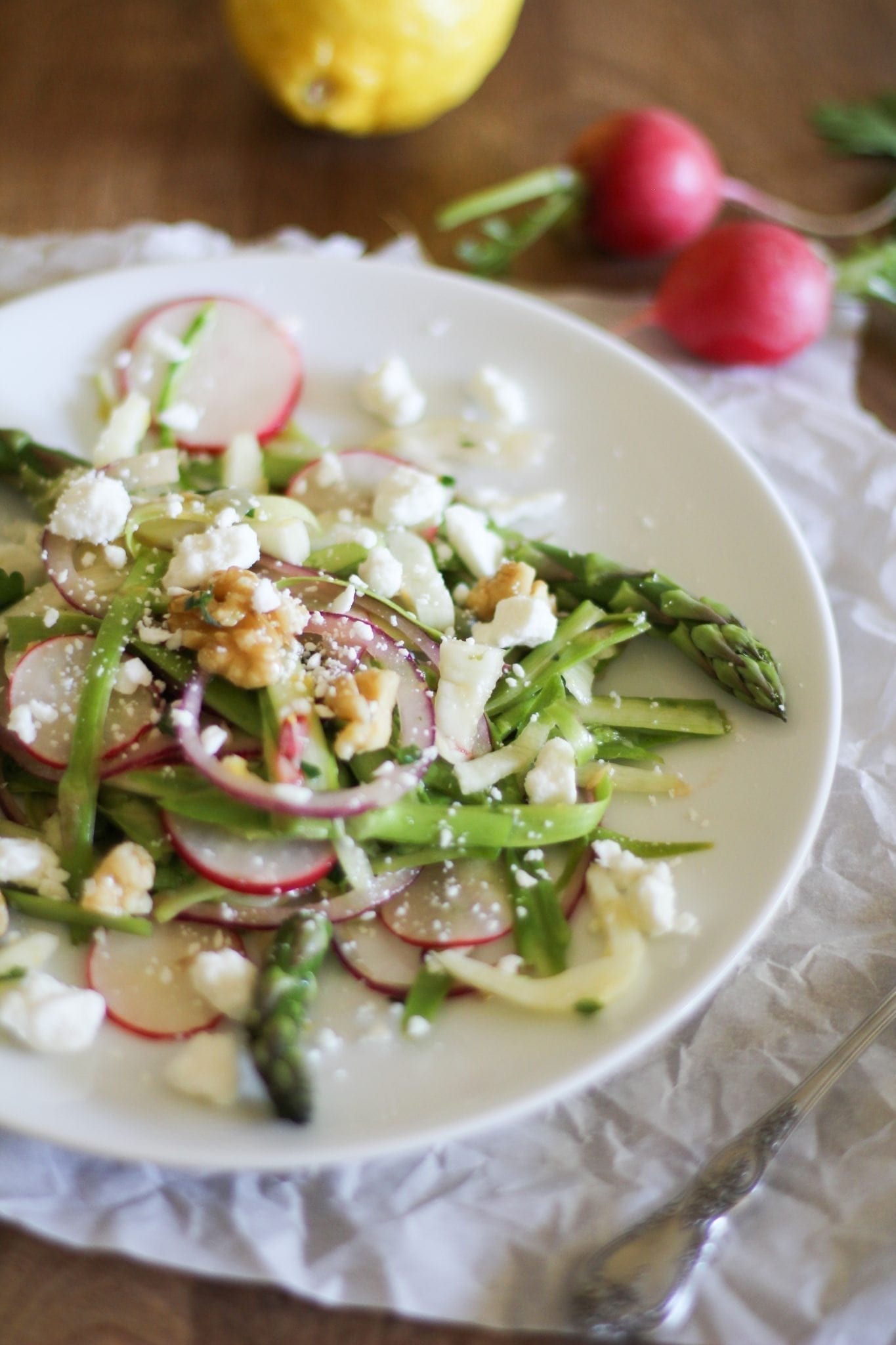 Asparagus Salad with Lemony Dressing