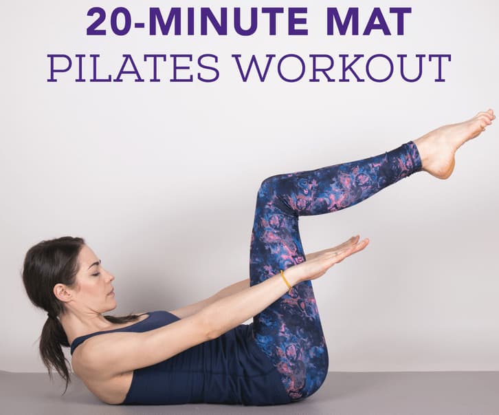20-Minute At Home Pilates Workout for All Levels