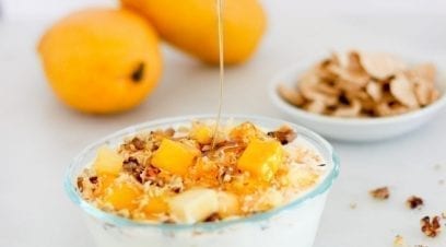 Mango-Pineapple Yogurt Bowl