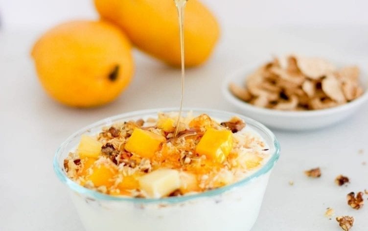 Mango-Pineapple Yogurt Bowl
