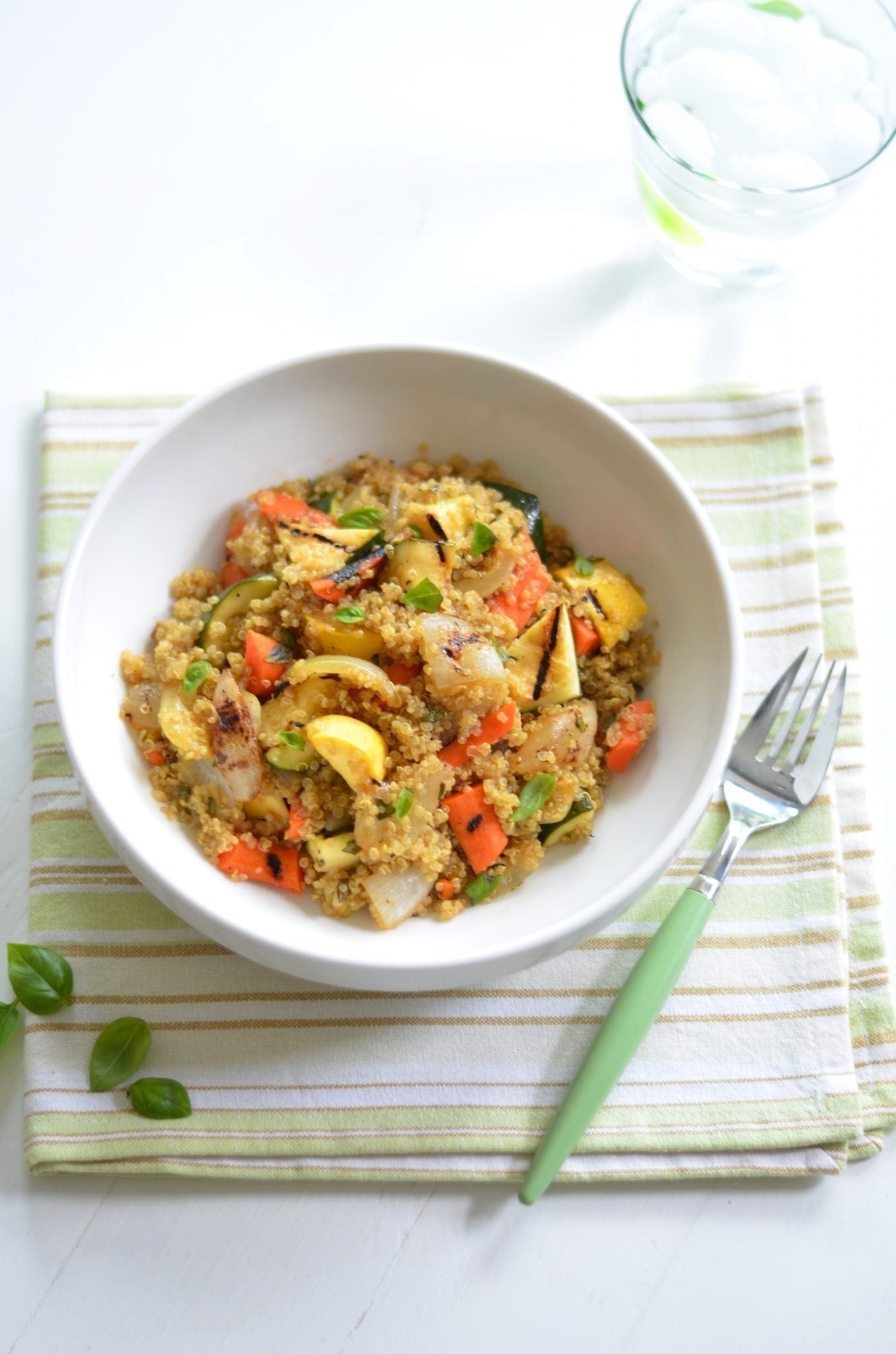 Quinoa with Summer Veggies and Herbs