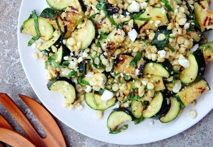 Grilled Zucchini Corn Salad | MyFitnessPal