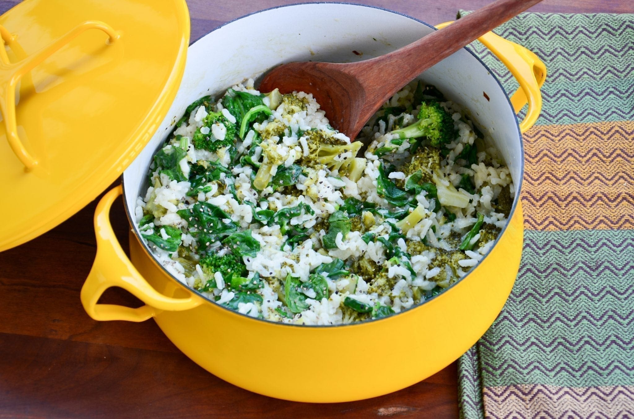 Easy Broccoli-Spinach Risotto