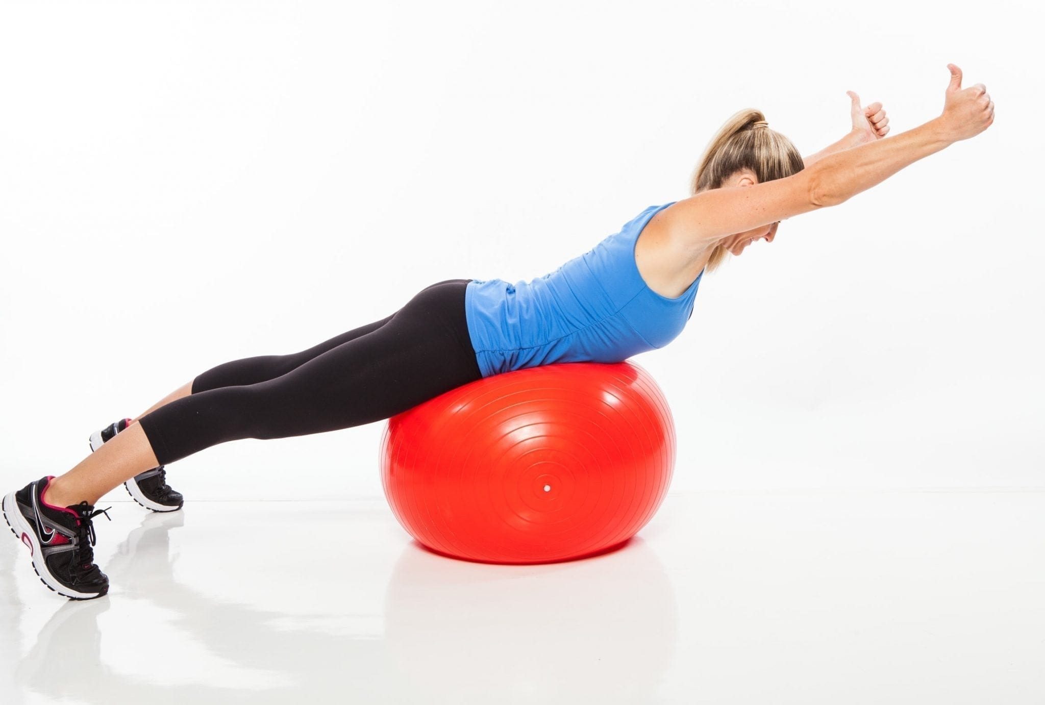 stability ball back exercises