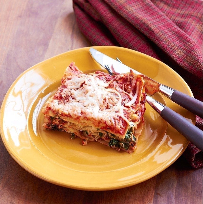 Easy Chicken and Spinach Lasagna