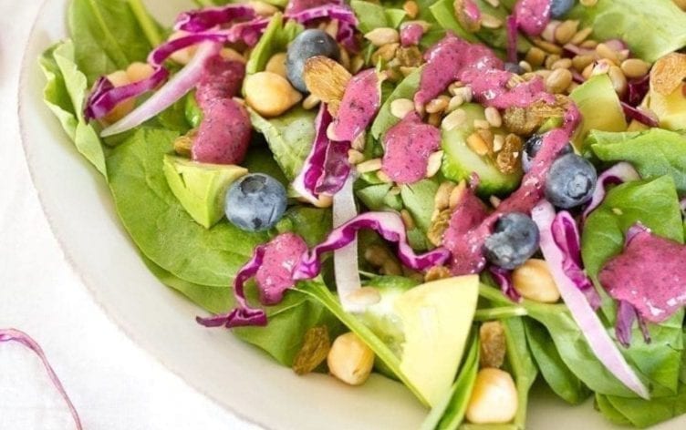 Blueberry-Spinach Power Salad