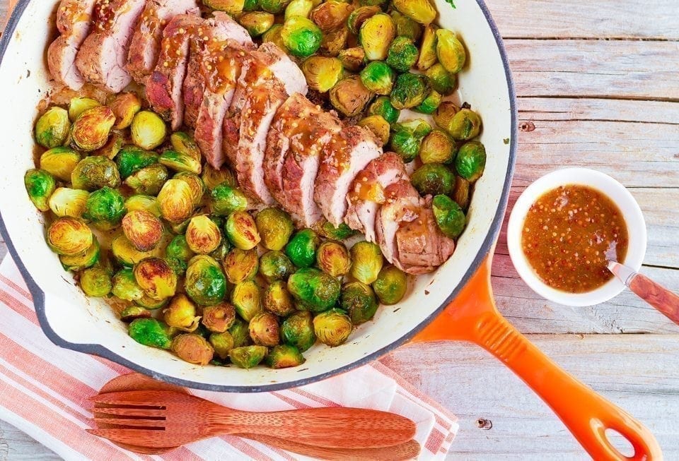 Pork Tenderloin & Brussels Sprouts