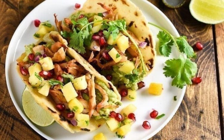 Rotisserie Chicken Tacos With Pineapple Salsa