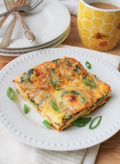 Egg Casserole with Sweet Potato & Spinach-8