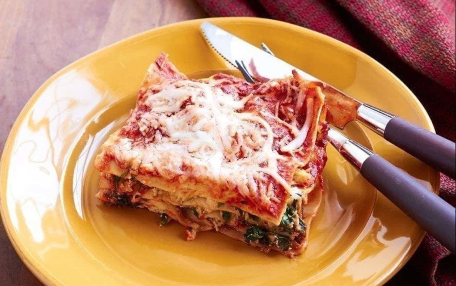 Easy Chicken Spinach Lasagna