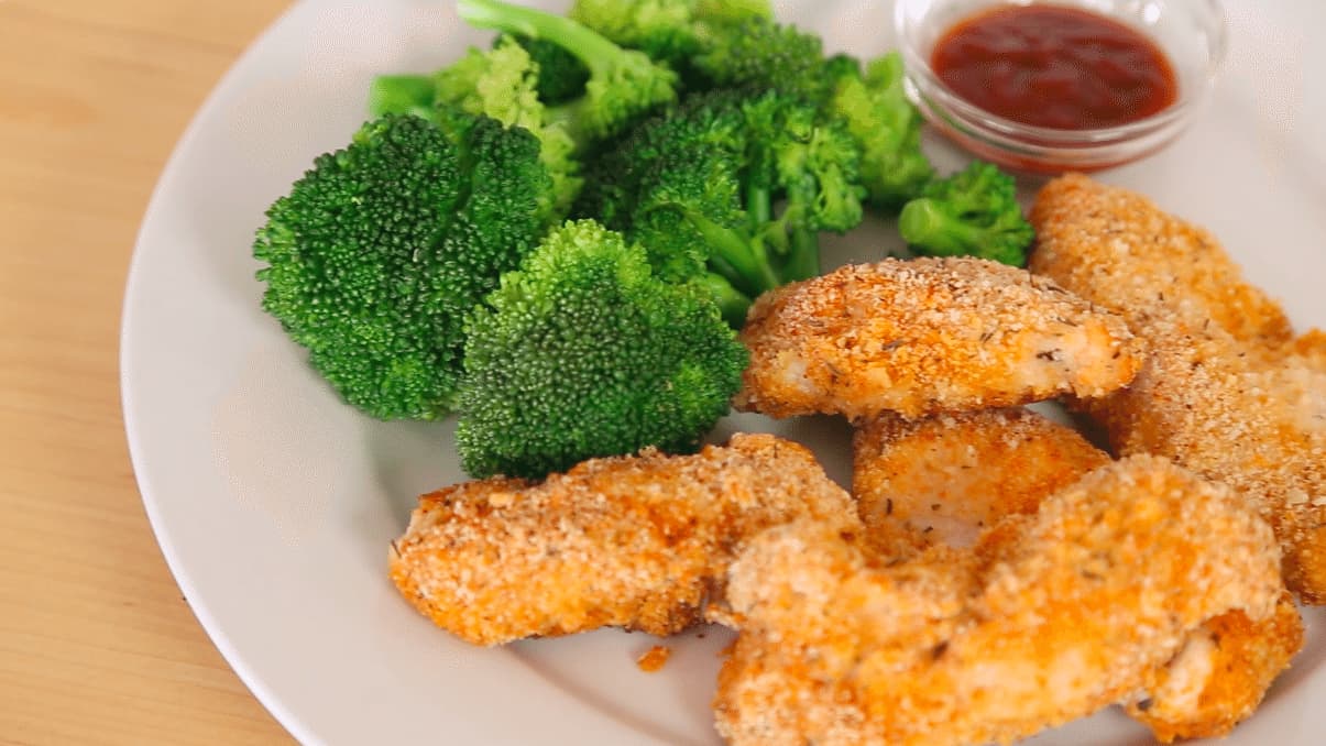 Oven-Fried Chicken Strips