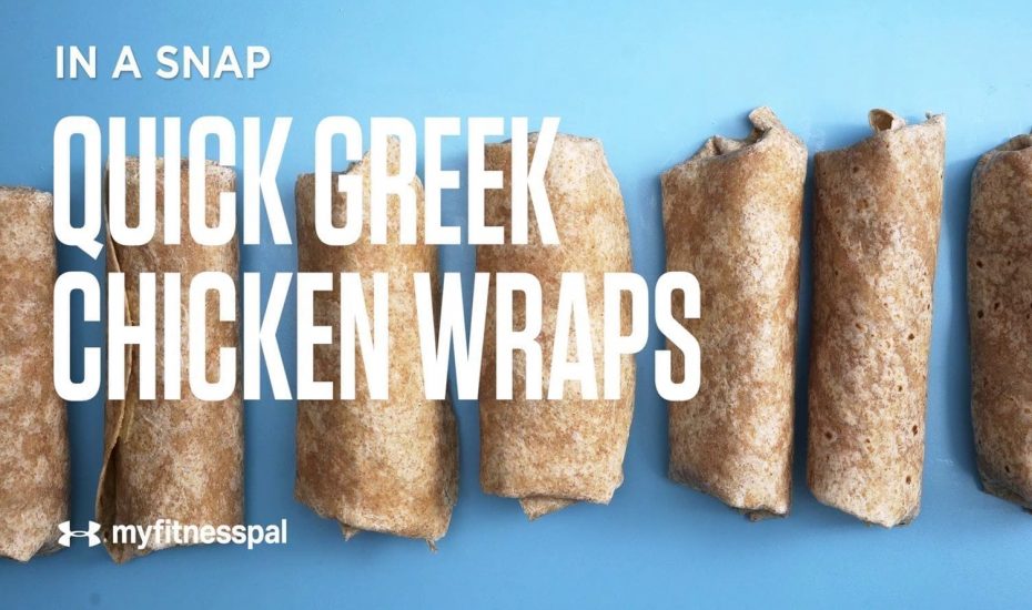 Quick Greek Chicken Wraps