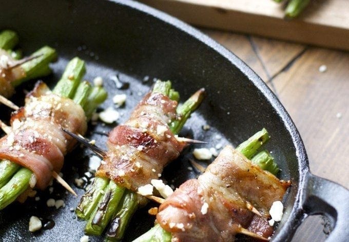 Grilled Bacon Wrapped Green Beans