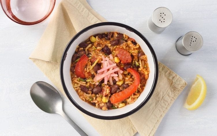 Slow Cooker Chicken and Lentil Chili