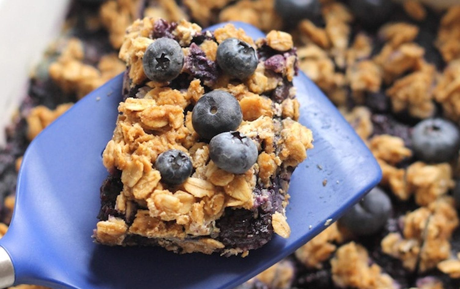 Blueberry Oatmeal Snack Bars