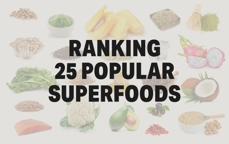 Ranking 25 Popular Superfoods [Infographic]