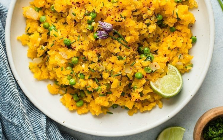 Butternut Squash “Fried Rice” With Coconut & Lime