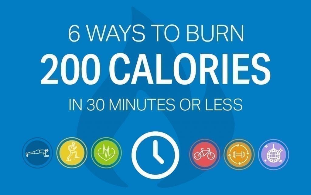 6 Ways To Burn 200 Calories In 30 Minutes Or Less Weight Loss