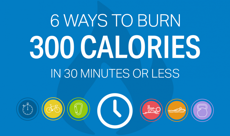 6 Ways to Burn 300 Calories in 30 Minutes or Less