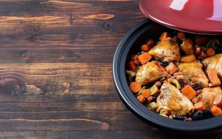 Slow Cooker Moroccan Chicken & Olive Tagine