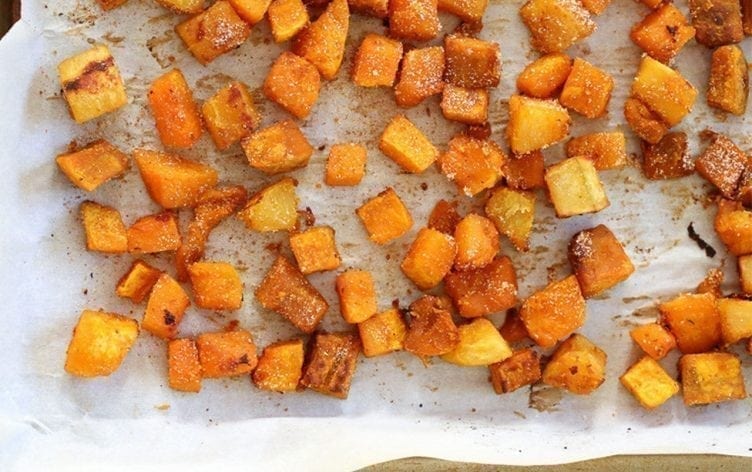 Roasted Winter Squash Medley Under 150 Calories