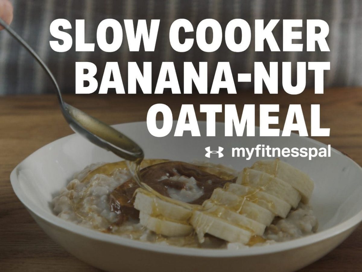 Double-Boiler Slow Cooker BananaNut Oats