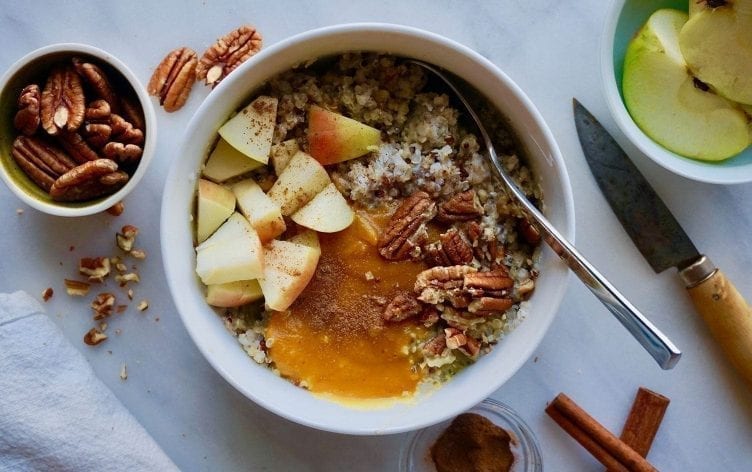 Warm and Healthy Breakfast Grain Bowls
