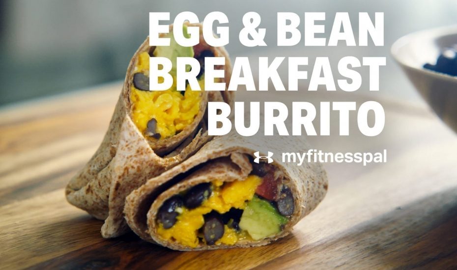 Egg & Bean Breakfast Burrito