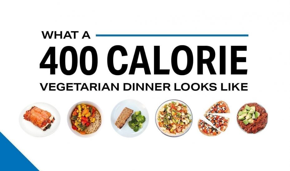 What a 400-Calorie Vegetarian Dinner Looks Like