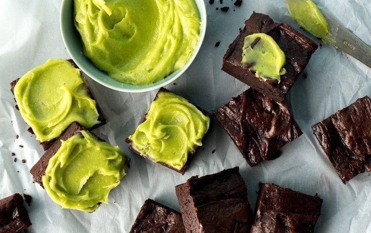 Avocado Brownies With Avocado Frosting
