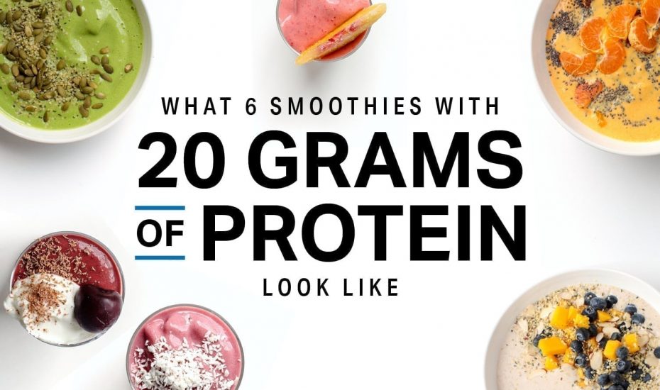 What 6 Smoothies With 20 Grams of Protein Look Like