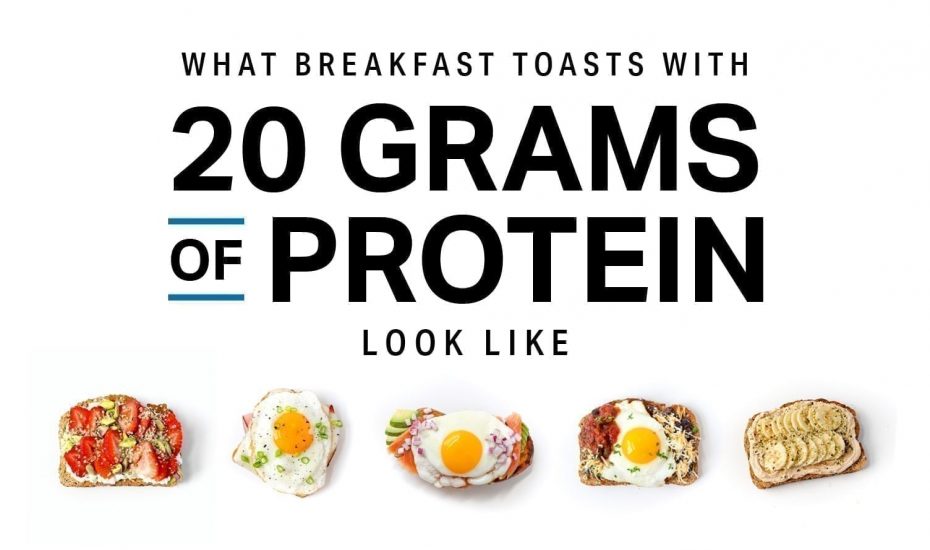 What 20g-Protein Breakfast Toasts Look Like