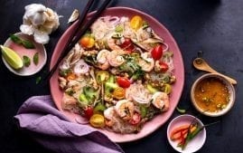 Cold Thai Noodle Salad With Shrimp and Minced Chicken | MyFitnessPal