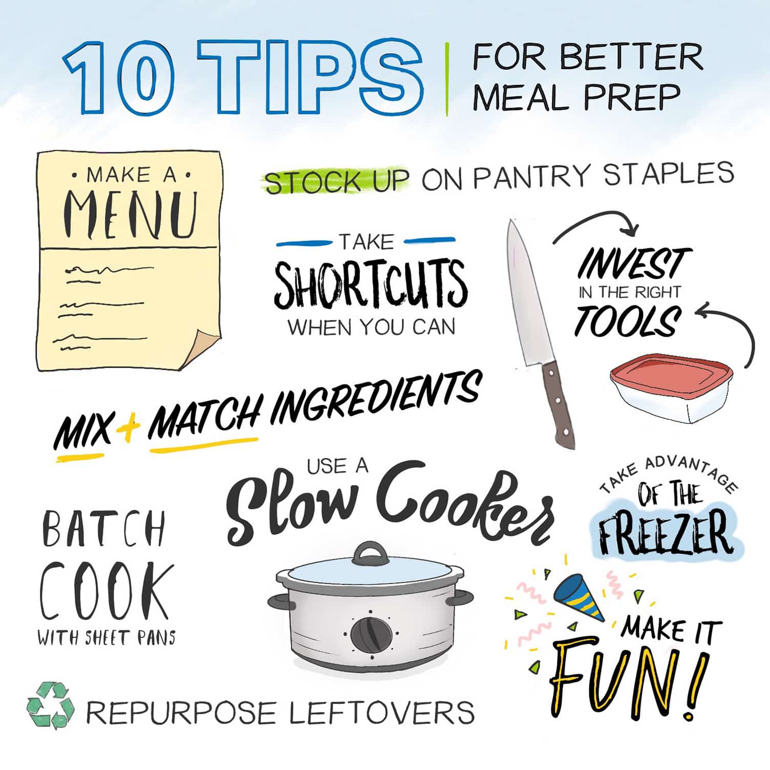 Healthy Habits For Life: 10 Tips For Better Meal Prep ...
