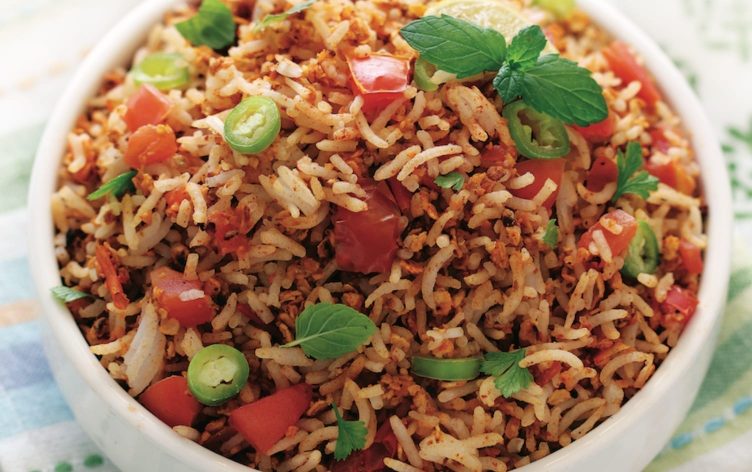 Rice with Tomato and Oats