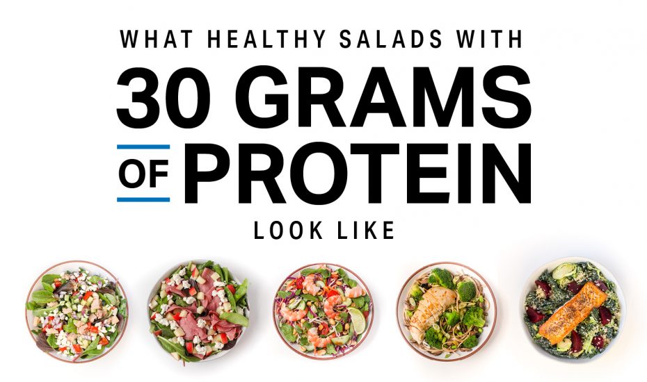 What Healthy Salads With 30 Grams of Protein Look Like