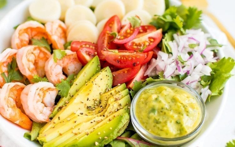Hearts of Palm Salad With Shrimp and Avocado