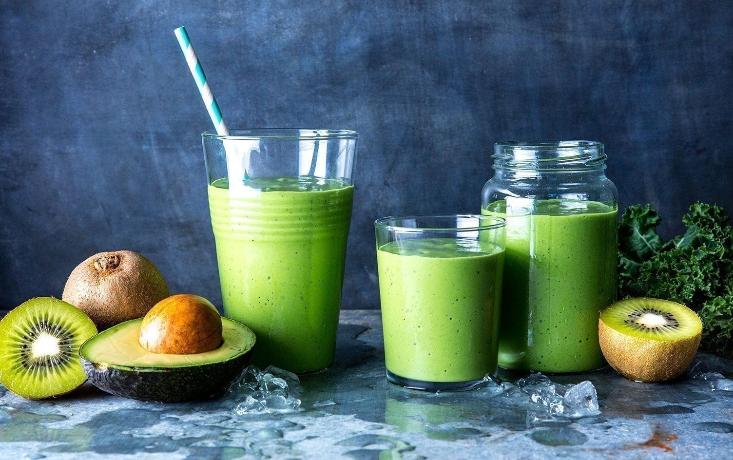 Avocado, Kale and Spinach Smoothie